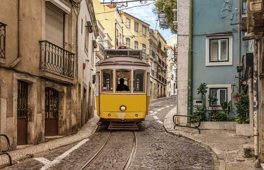 Lisbon tram