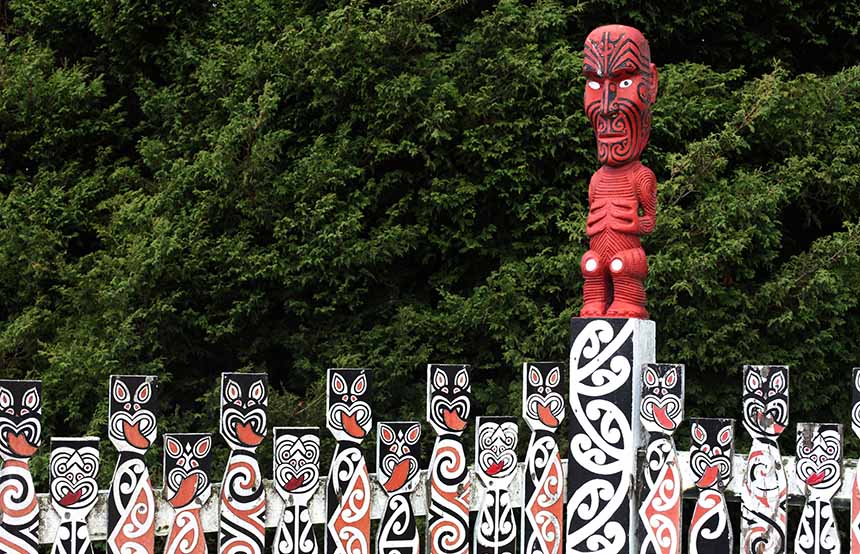 Maori art in New Zealand