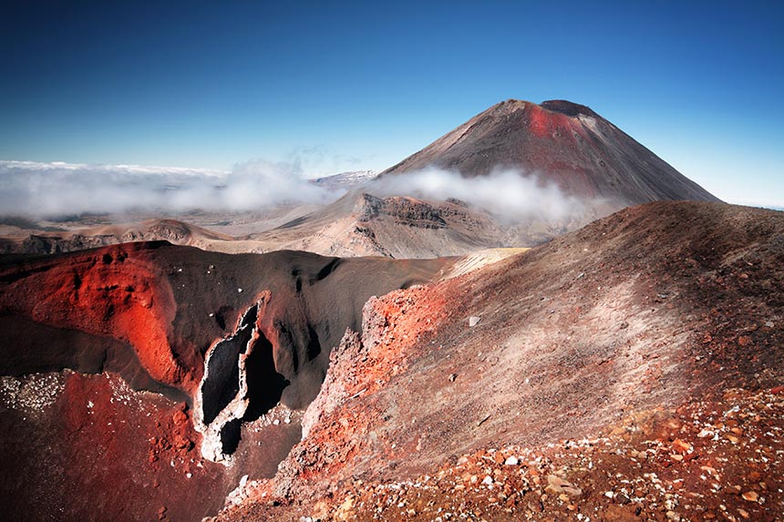 Mount Ngauruhoe in New Zealand