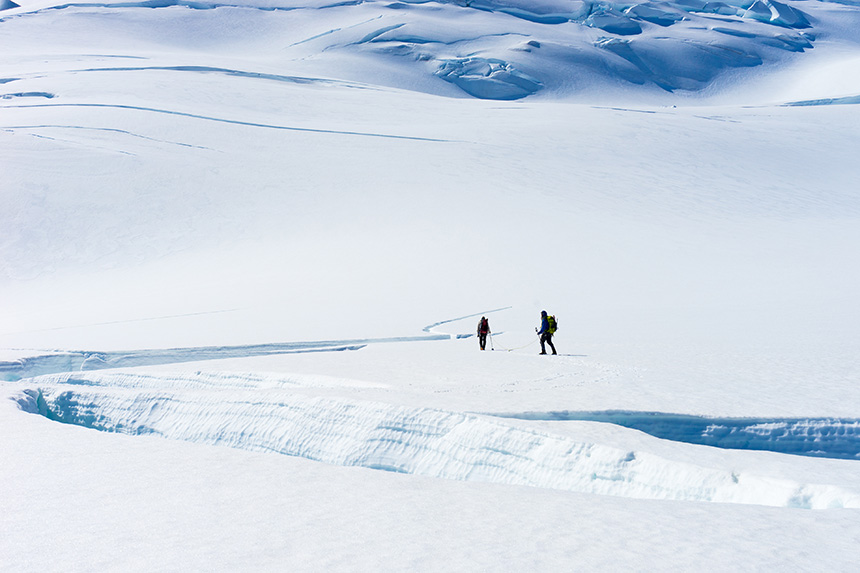 Hiking on Fox Glacier, New Zealand