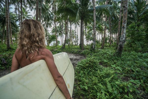 Surfer in the Philippines