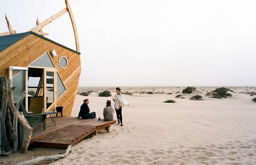 Shipwreck Lodge, Skeleton coast in Namibia