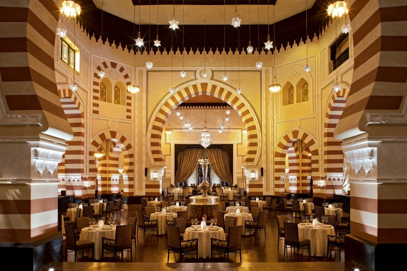 The beautiful dining room at the Sofitel Legend Old Cataract Hotel