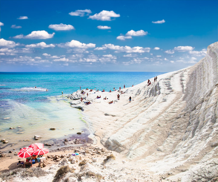 Scala dei Turchi beach in Sicily