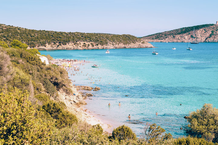 Tuerredetta Beach in Sardinia