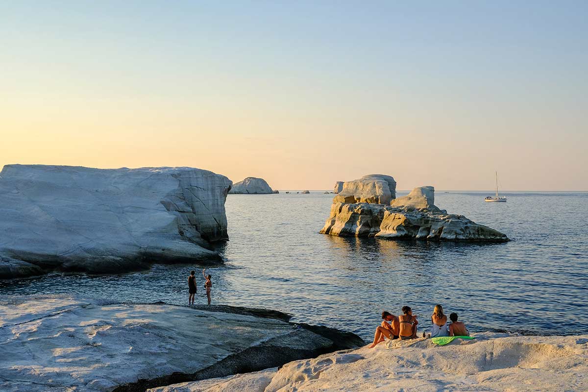 Beach in Milos