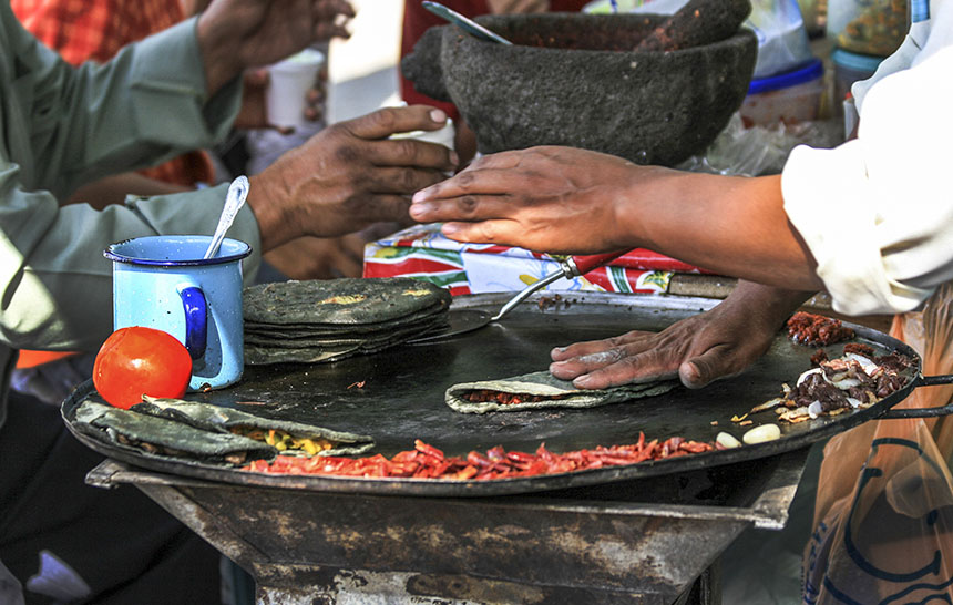 Mexican street food, Oaxaca
