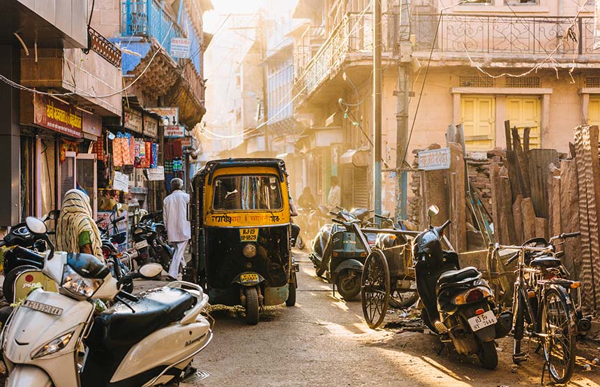 Busy Street, Jodhpur