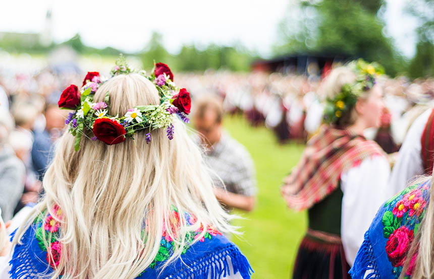 Midsummer in Dalarna, Central Sweden