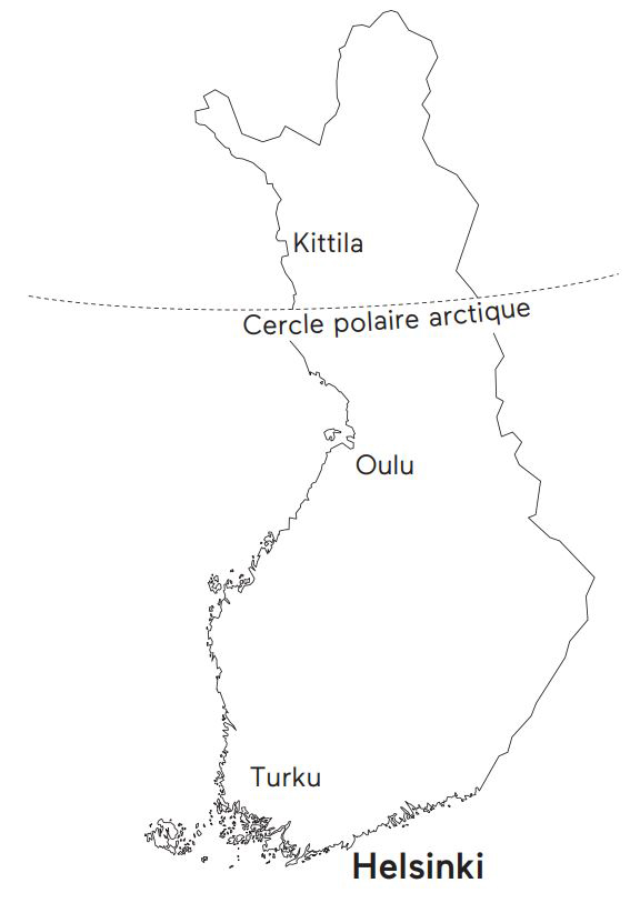 Map of Finland