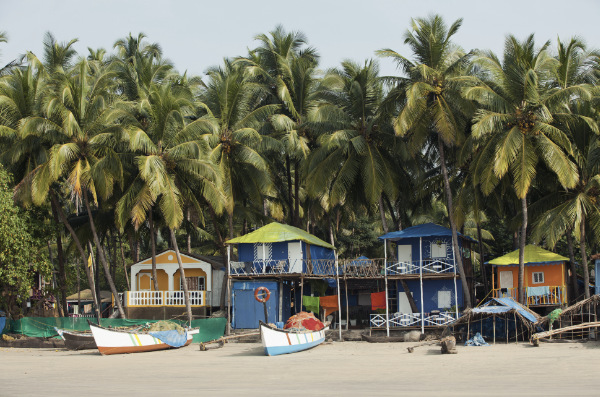 Beach huts Goa