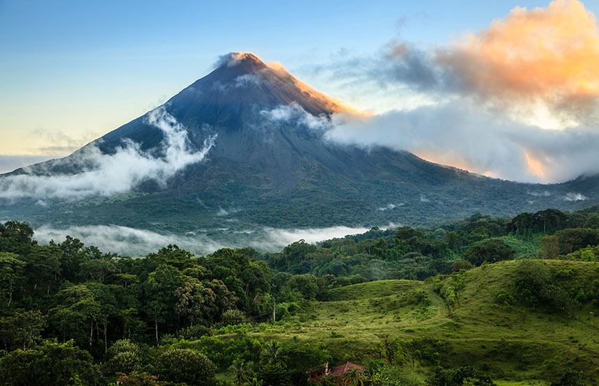 Views over Arenal Volcano