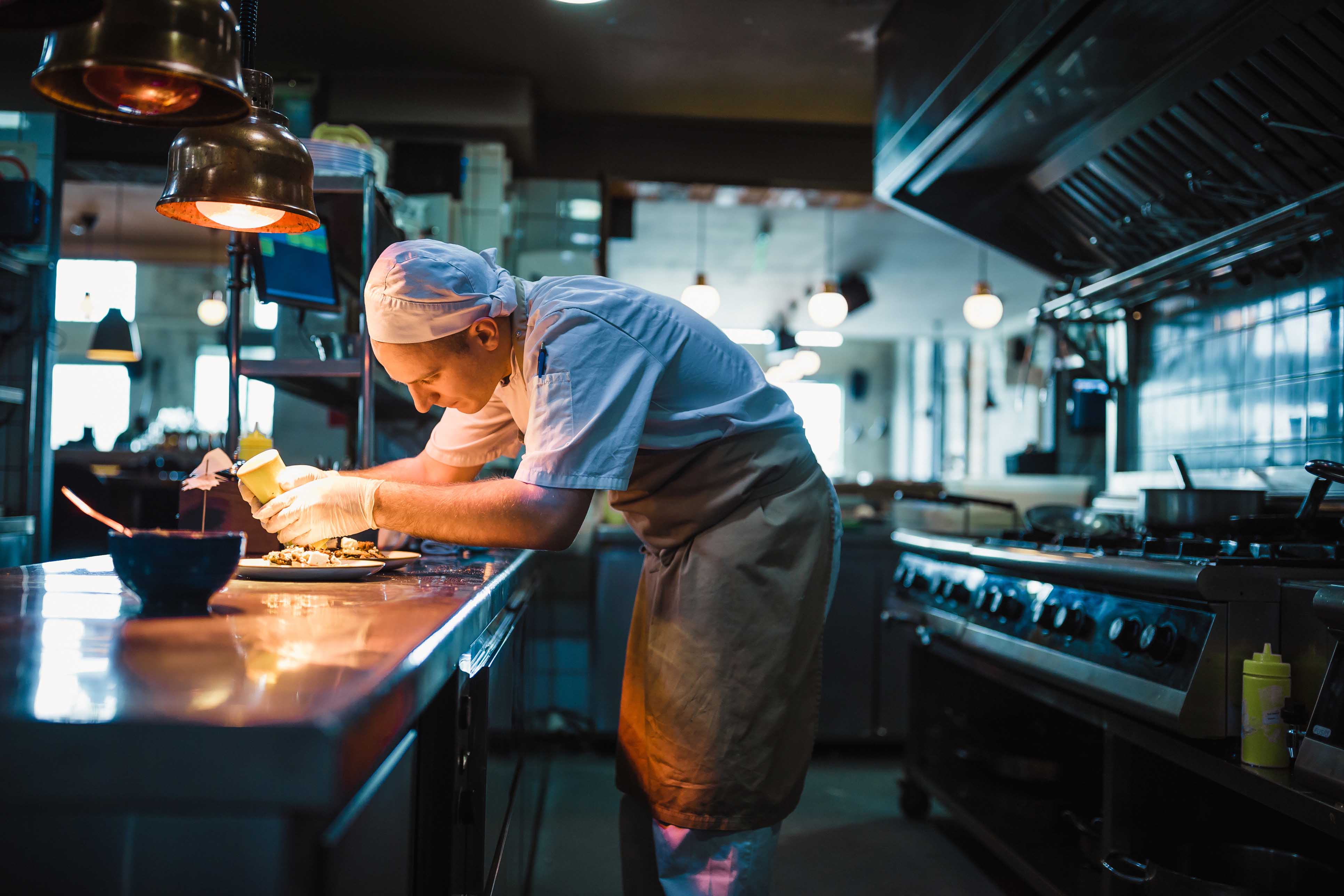 chef cooking in a kitchen