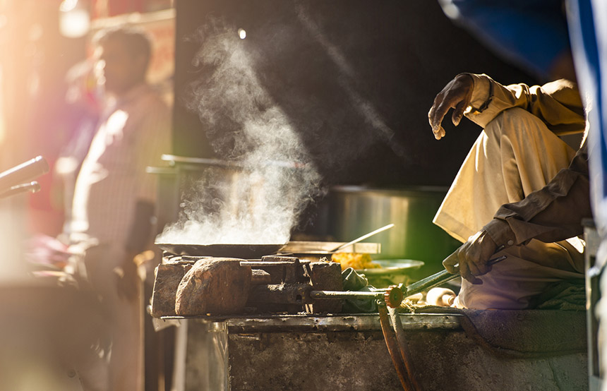 Food truck in Jaipur, India