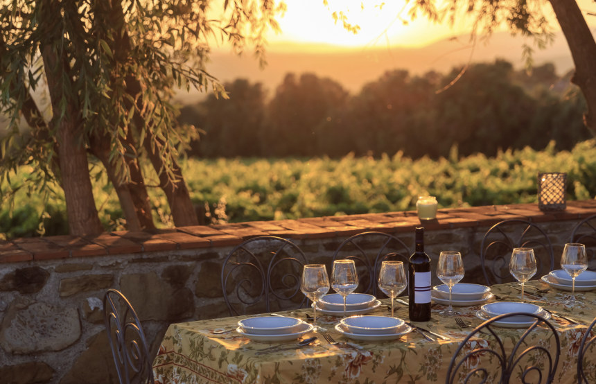 Tuscan vineyard