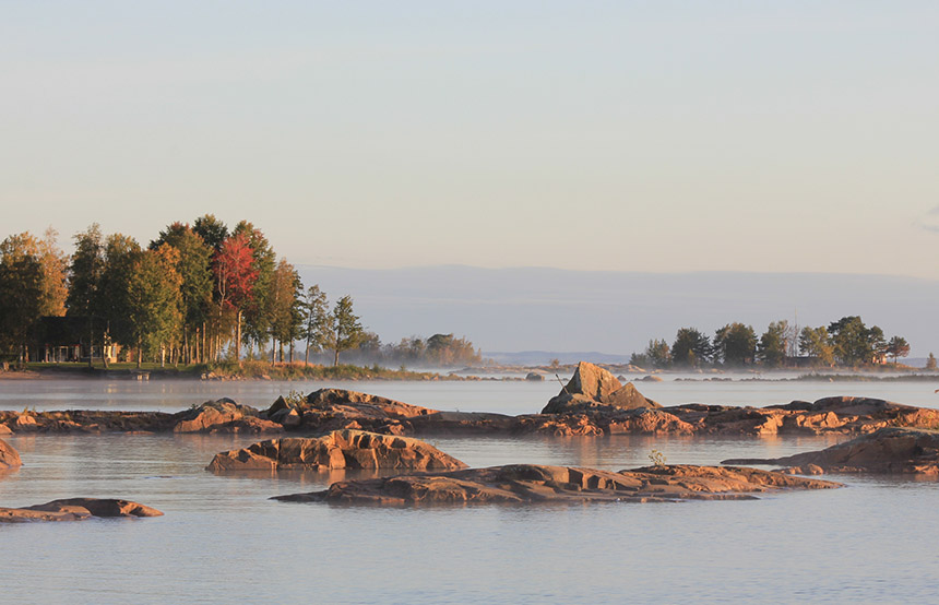 Scenery along the King's Trail, Sweden