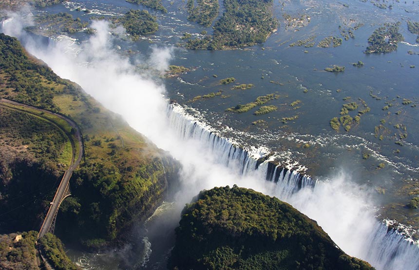 Victoria Falls in Zambia