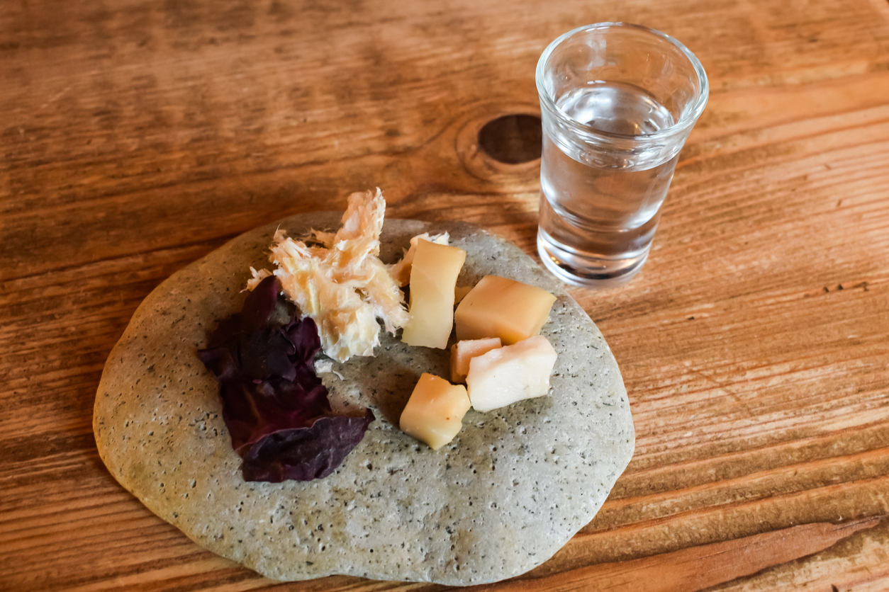 Fermented shark from Iceland