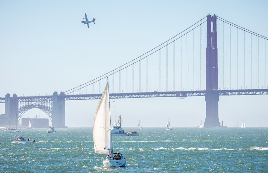 The Golden Gate Bridge, San Francisco