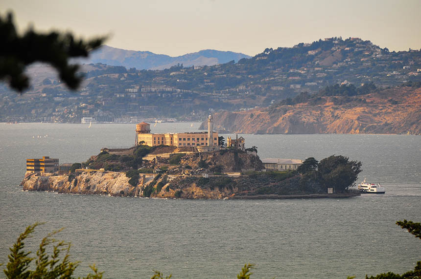 Alcatraz at a distance, San Francisco