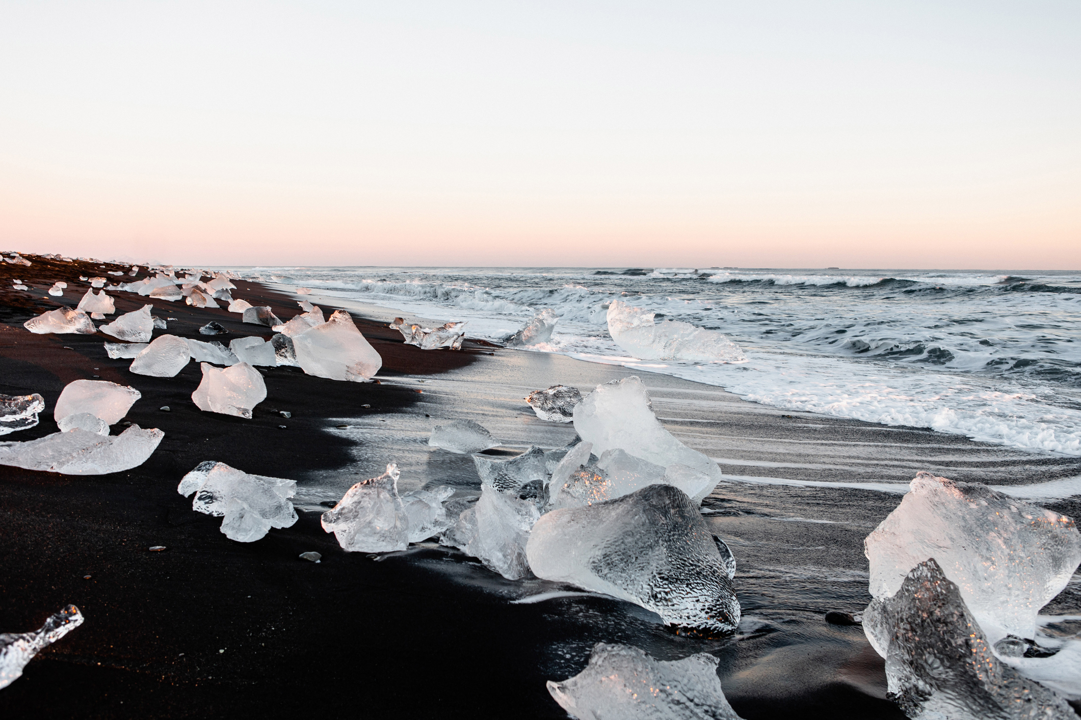 Vatnajokull national park diamond beach