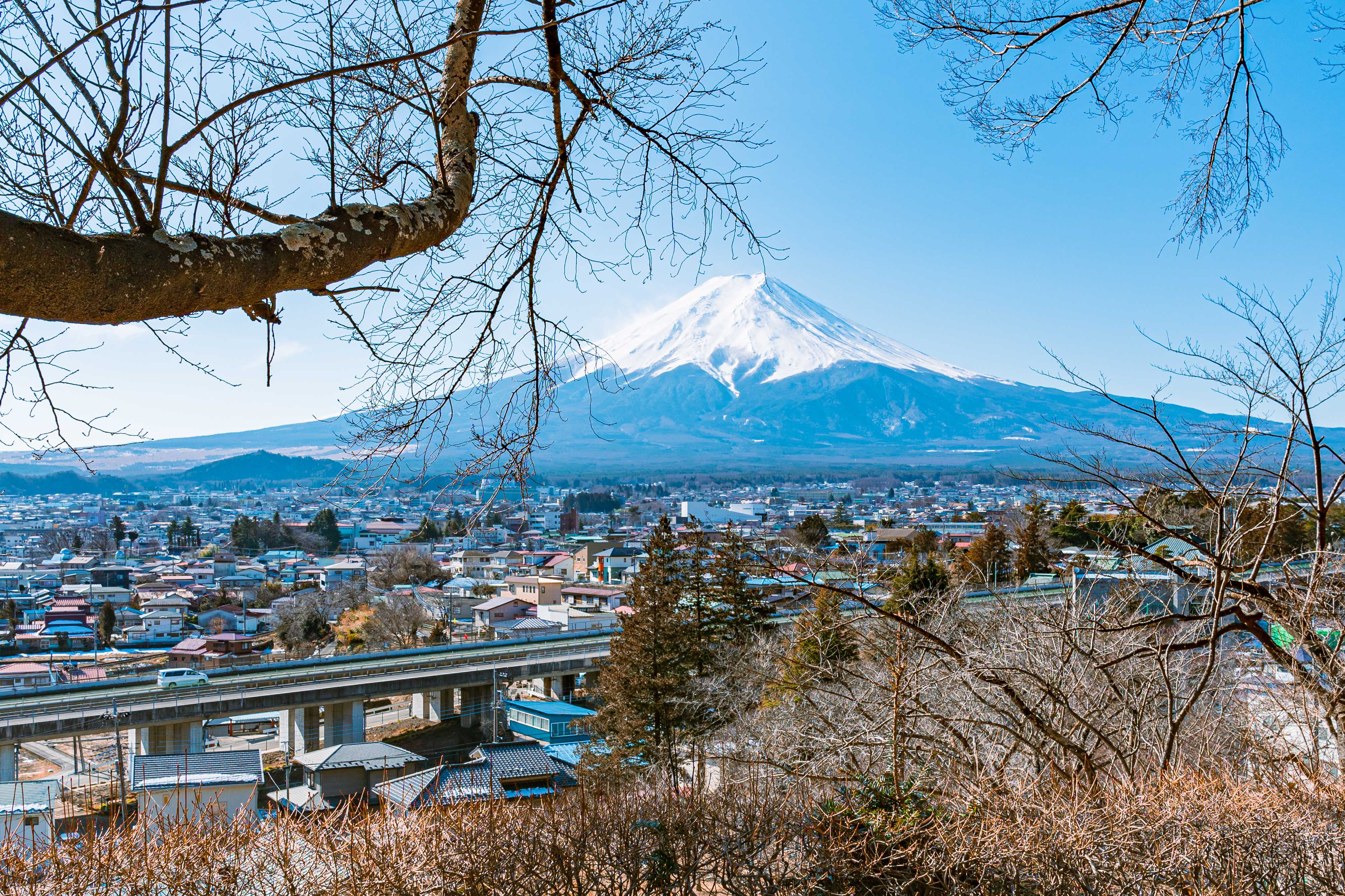 view of mount fuji in Japan