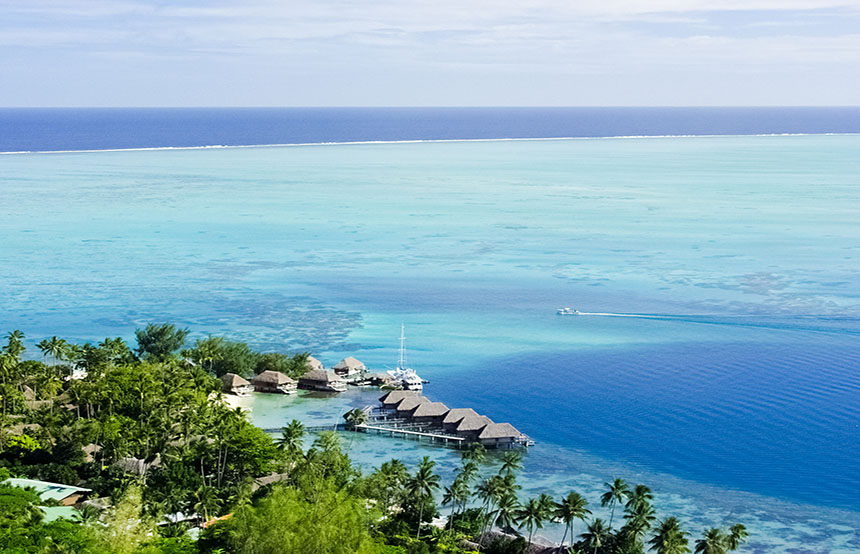 French Polynesia beach