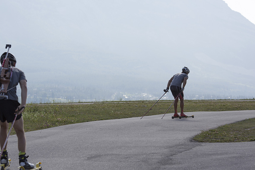 Roller skiing in Norway