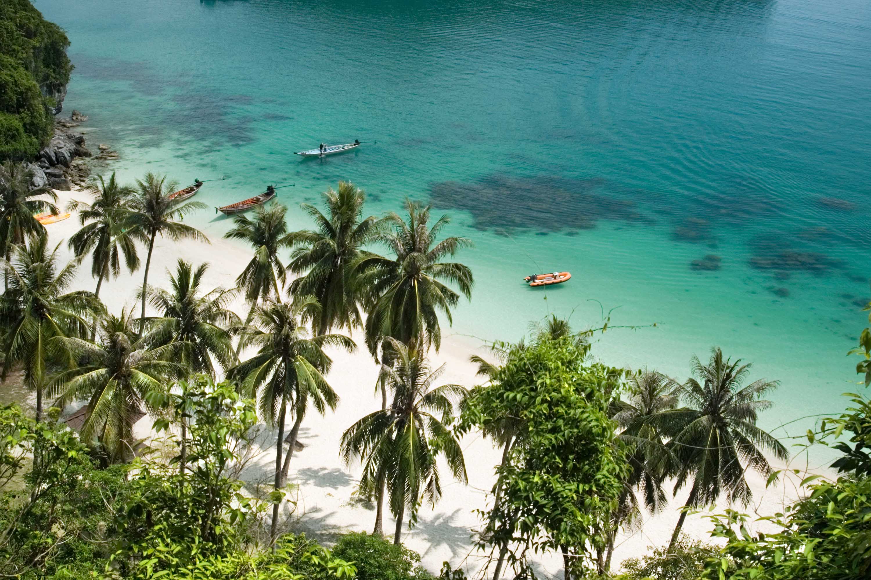 Thailand national park beach 