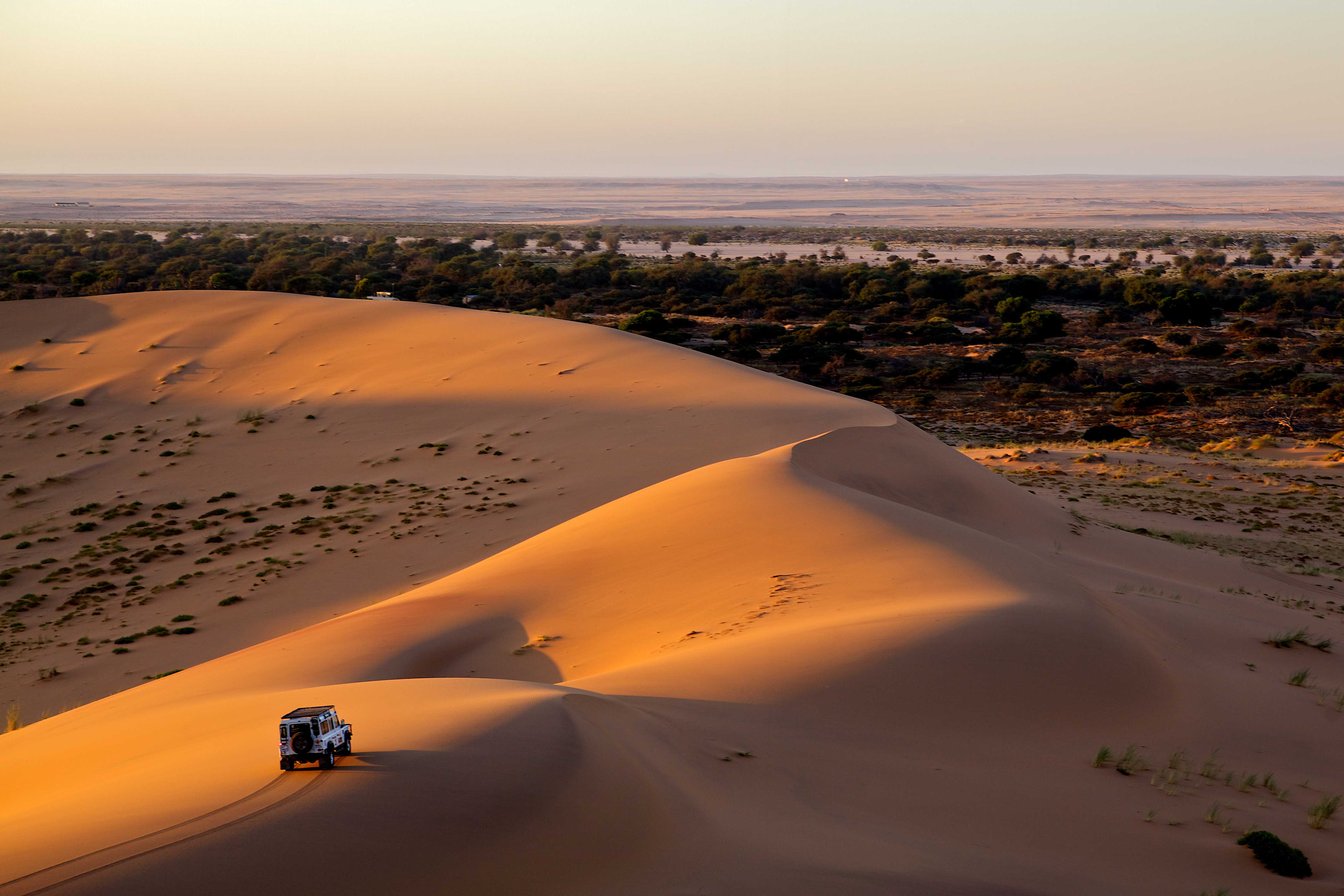 jeep in the sand