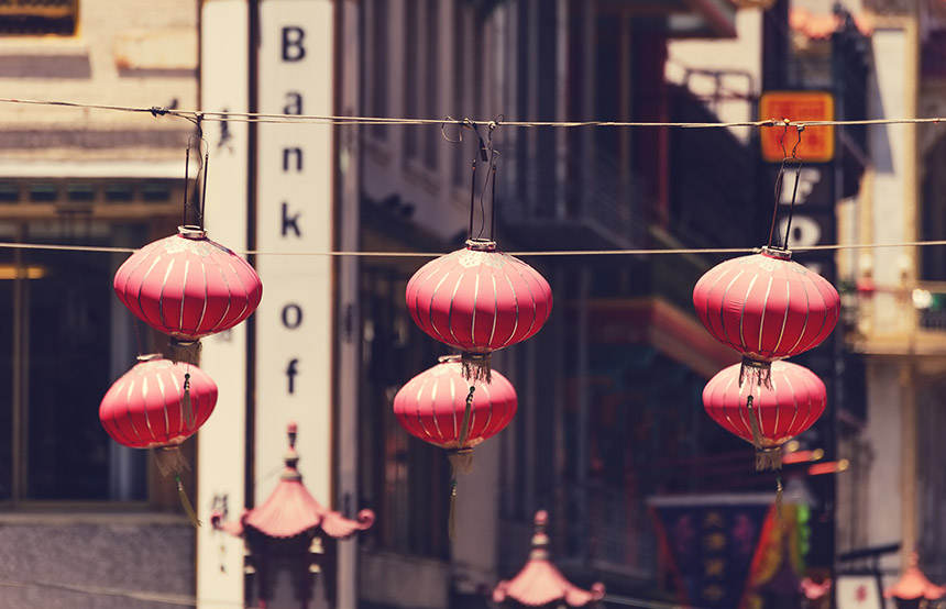 Lanterns in Chinatown, San Francisco