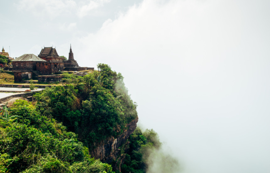 hill in Cambodia