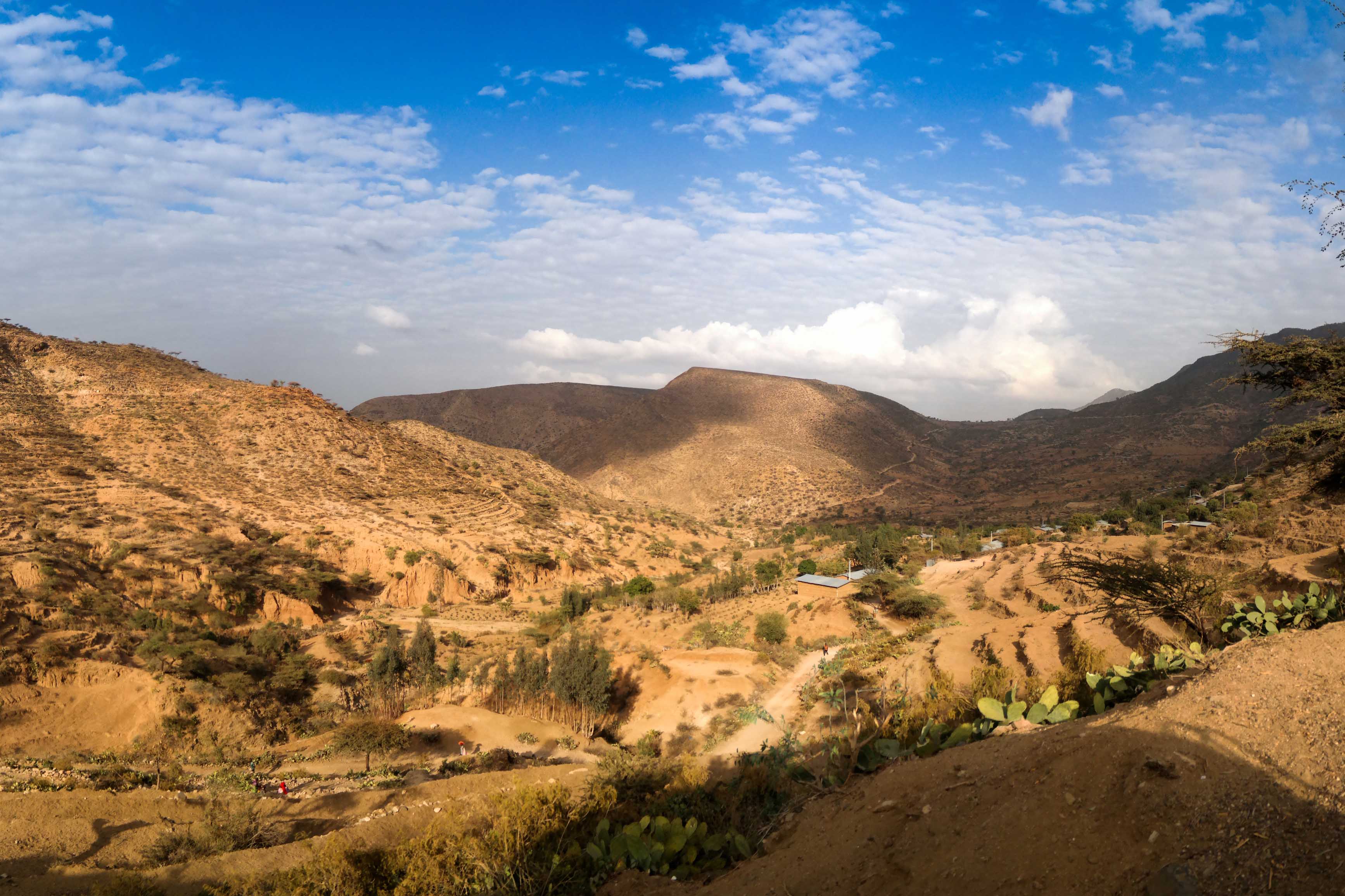 Ethiopian view of landscape
