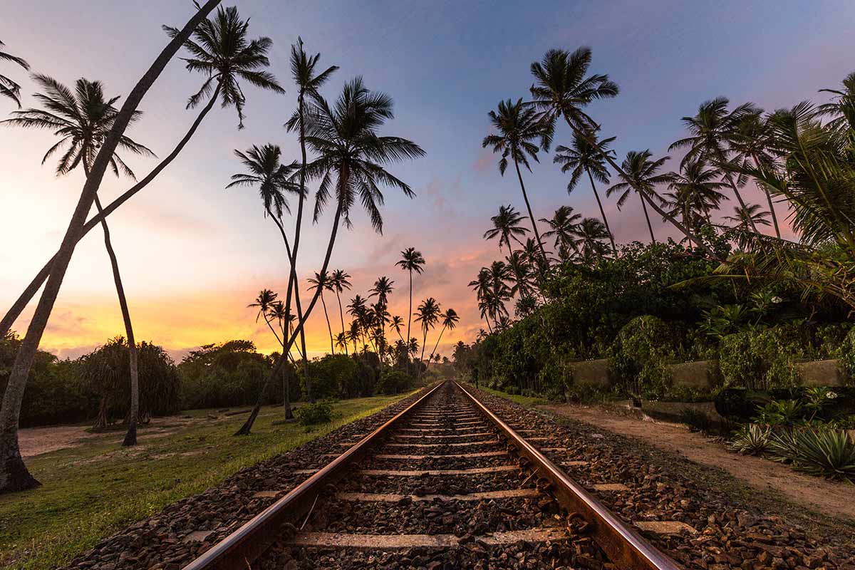 Sunset in Sri Lanka