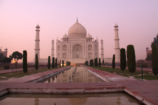 Taj Mahal sunset