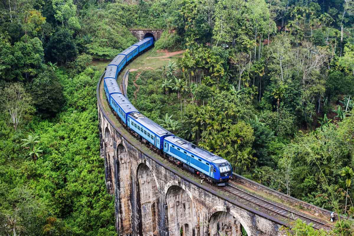 Sri Lankan blue train 