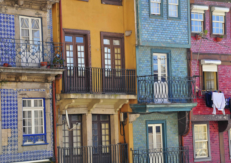 The view of the Porto Old Town