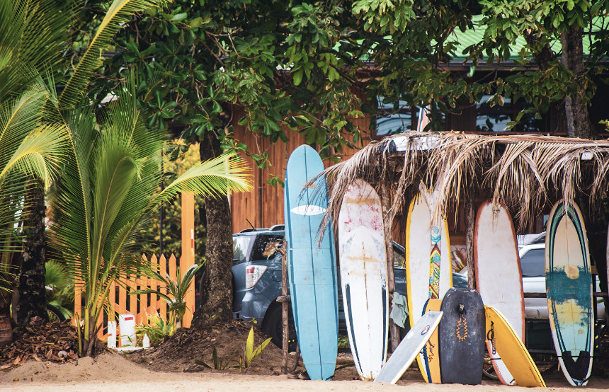 Surfing in Costa Rica