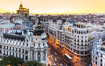 Five Best Rooftop Bars in Madrid