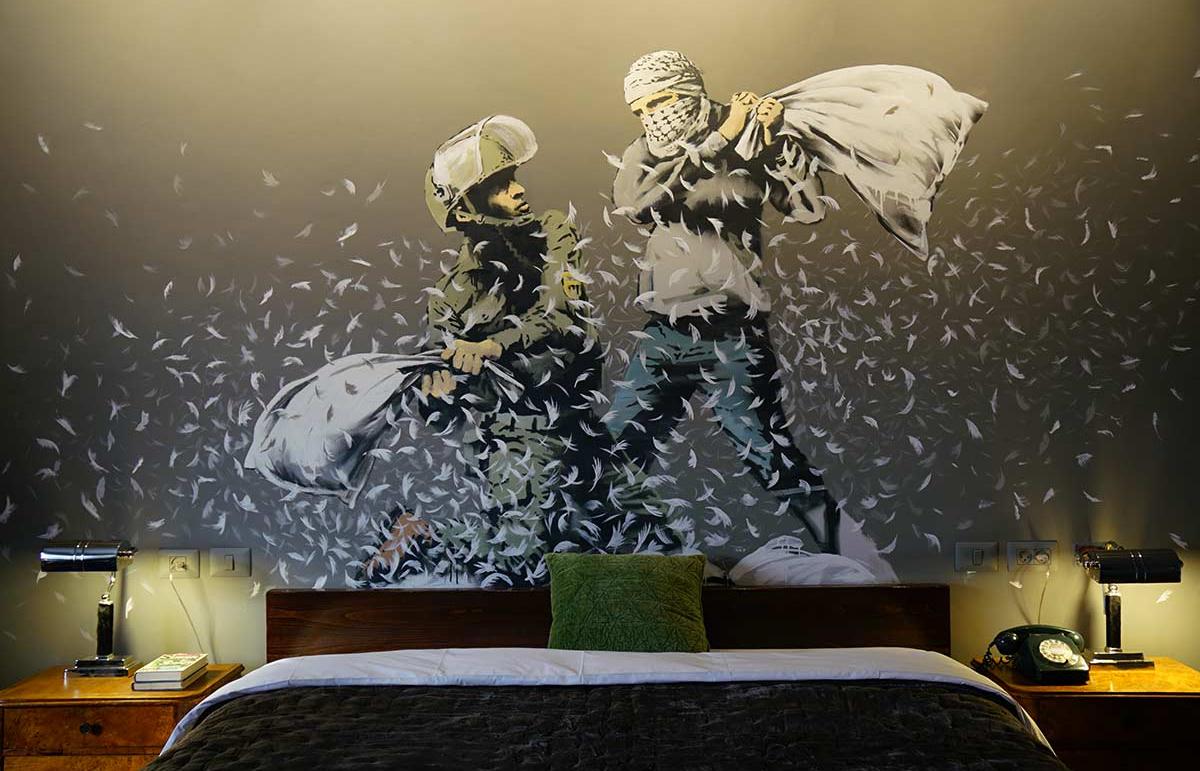 Banksy Hotel Bethlehem: Banksy, room with a view