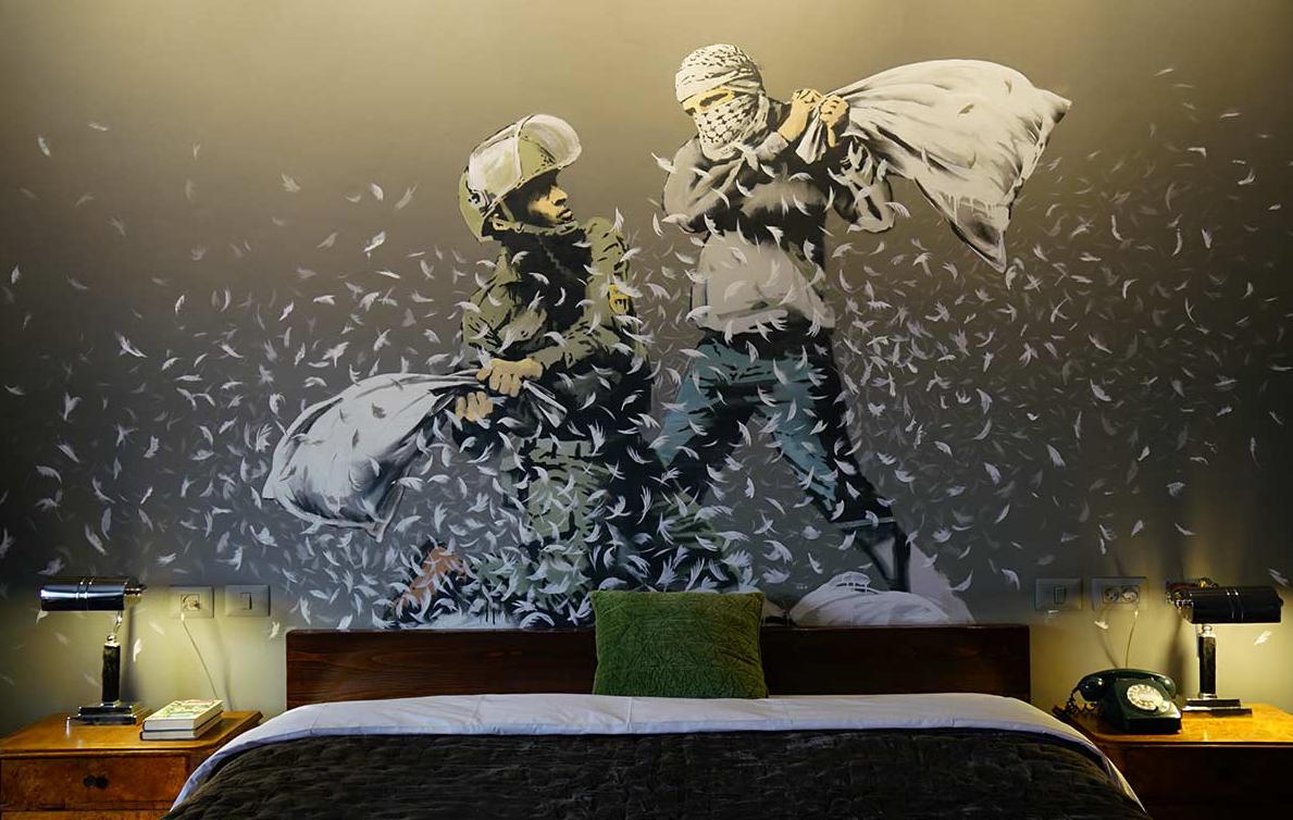 Banksy Hotel Bethlehem: Banksy, room with a view