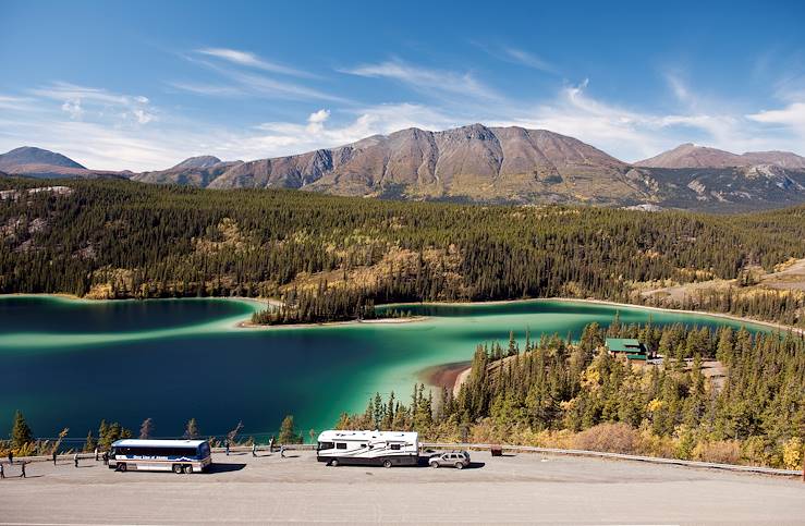 Emerald Lake - Klondike Highway - Yukon - Canada