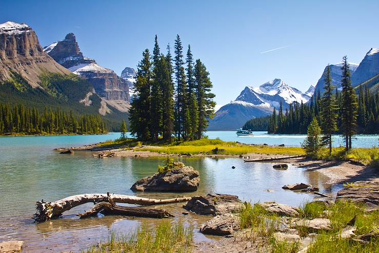 Spirit Island - Parc national de Jasper - Alberta - Canada