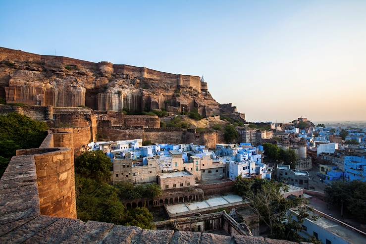 Mehrangarh Fort and Blue City - Jodhpur - Rajasthan - India