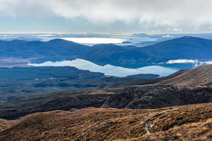 Lake Taupo and Lake Rotoura - North Island - New Zealand