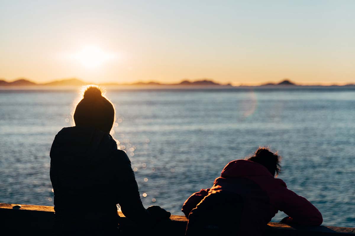 Sunset on the Antarctic Ocean - Antarctica