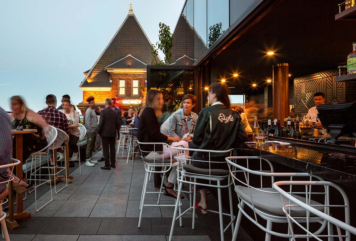 People at a bar - Canada