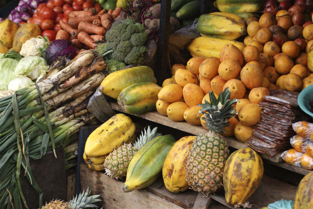 Fruit market - Ecuador