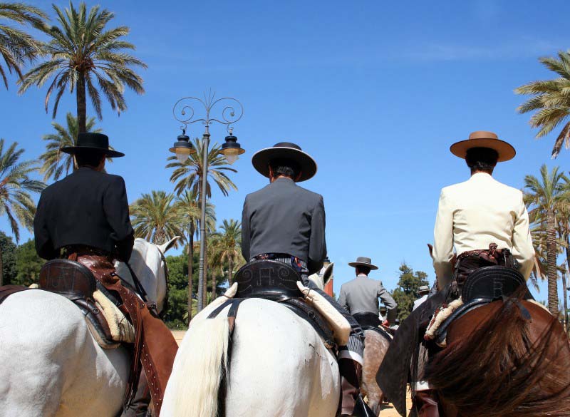 Men riding horses - Seville - Spain