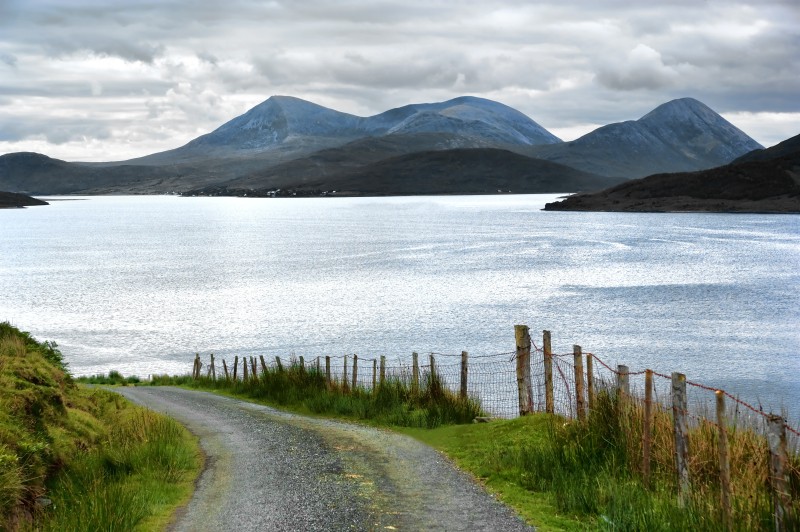 View from Rassay -  Skye island - Scotland 